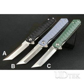 8CR14 blade material folding knife with G10 handle UD2106569